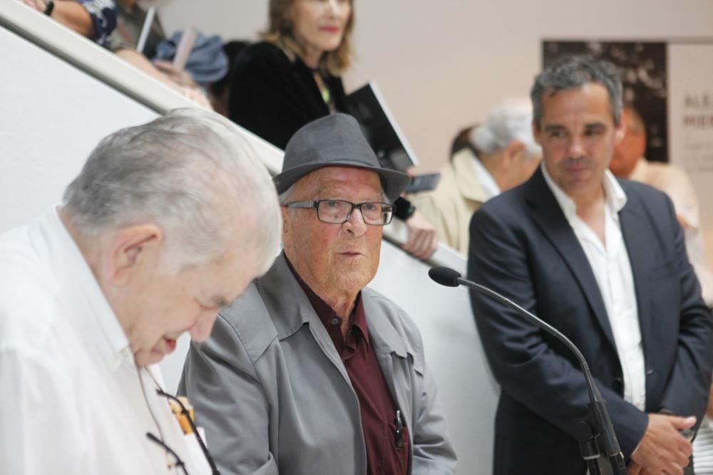 Inauguración de la exposición de Alejandro Mieres en el Museo Baroja