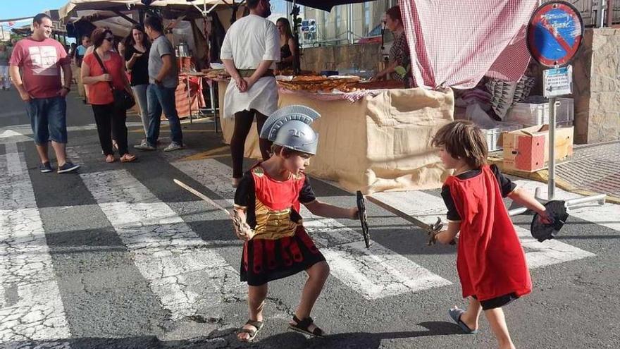 Castrexos y romanos desenvainan en Cambre