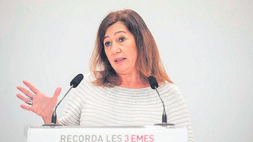 Armengol espera que el PP se sume a la ley turística por ser una «norma de Estado»