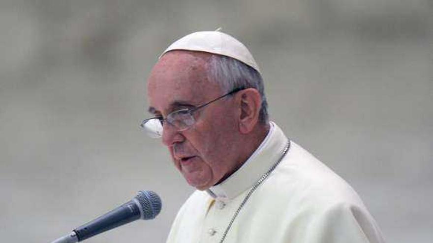 El papa Francisco, ayer, en Roma. / efe