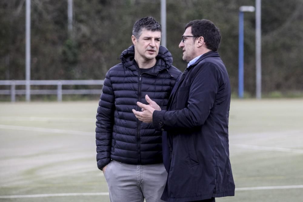 Entrenamiento del Real Oviedo en El Requexón