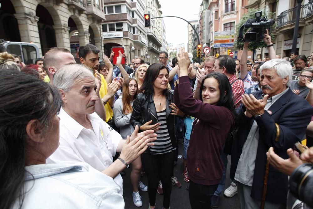 Concentración en Gijón