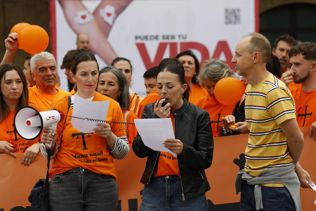 EN IMÁGENES: Así fue la concentración en Avilés de profesores y ...