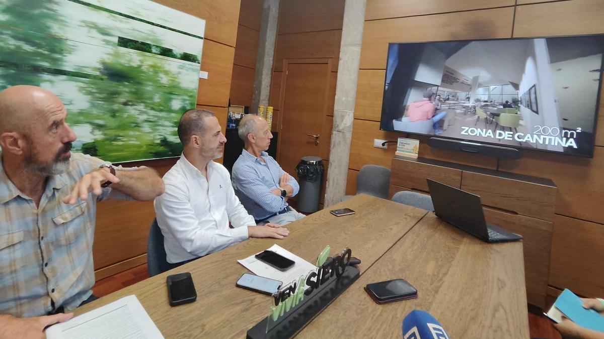 Un momento de la presentación de este viernes en el Ayuntamiento de Siero.