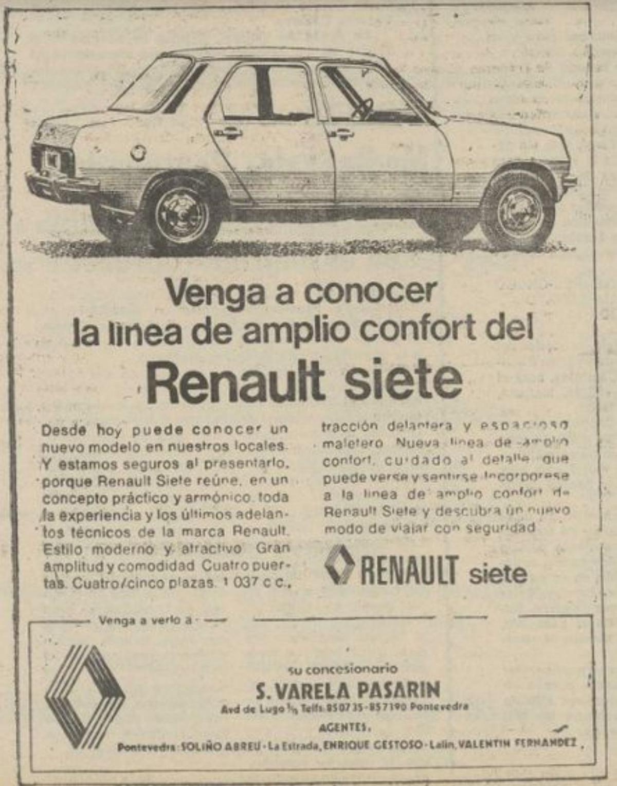 Anuncio de 1975.