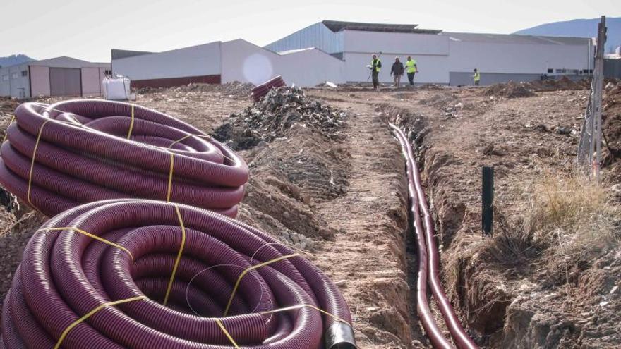 Imagen de archivo de obras en el polígono de Cotes Baixes