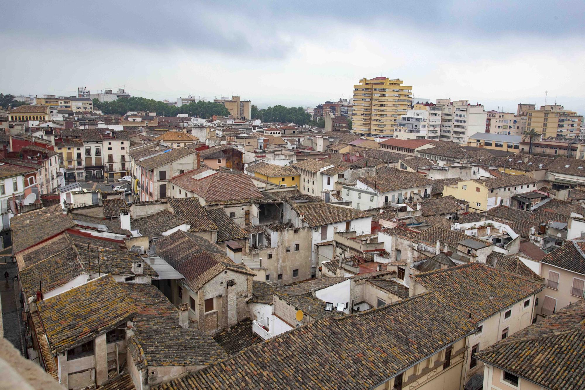 La casa del "Margallonero", un inmueble emblemático de Xàtiva en riesgo de derrumbe