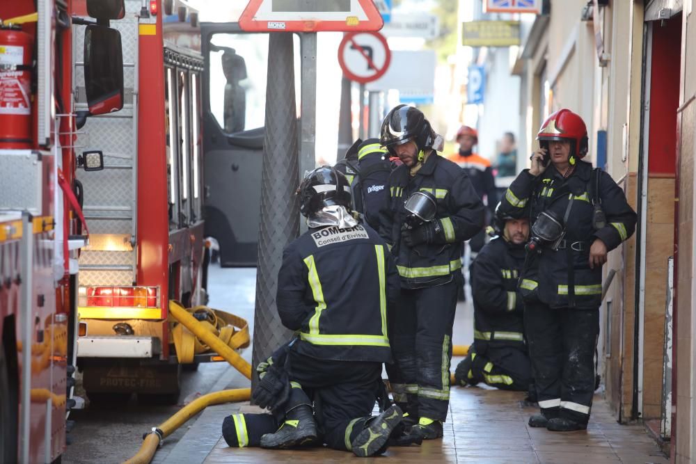 Incendio en Sant Antoni