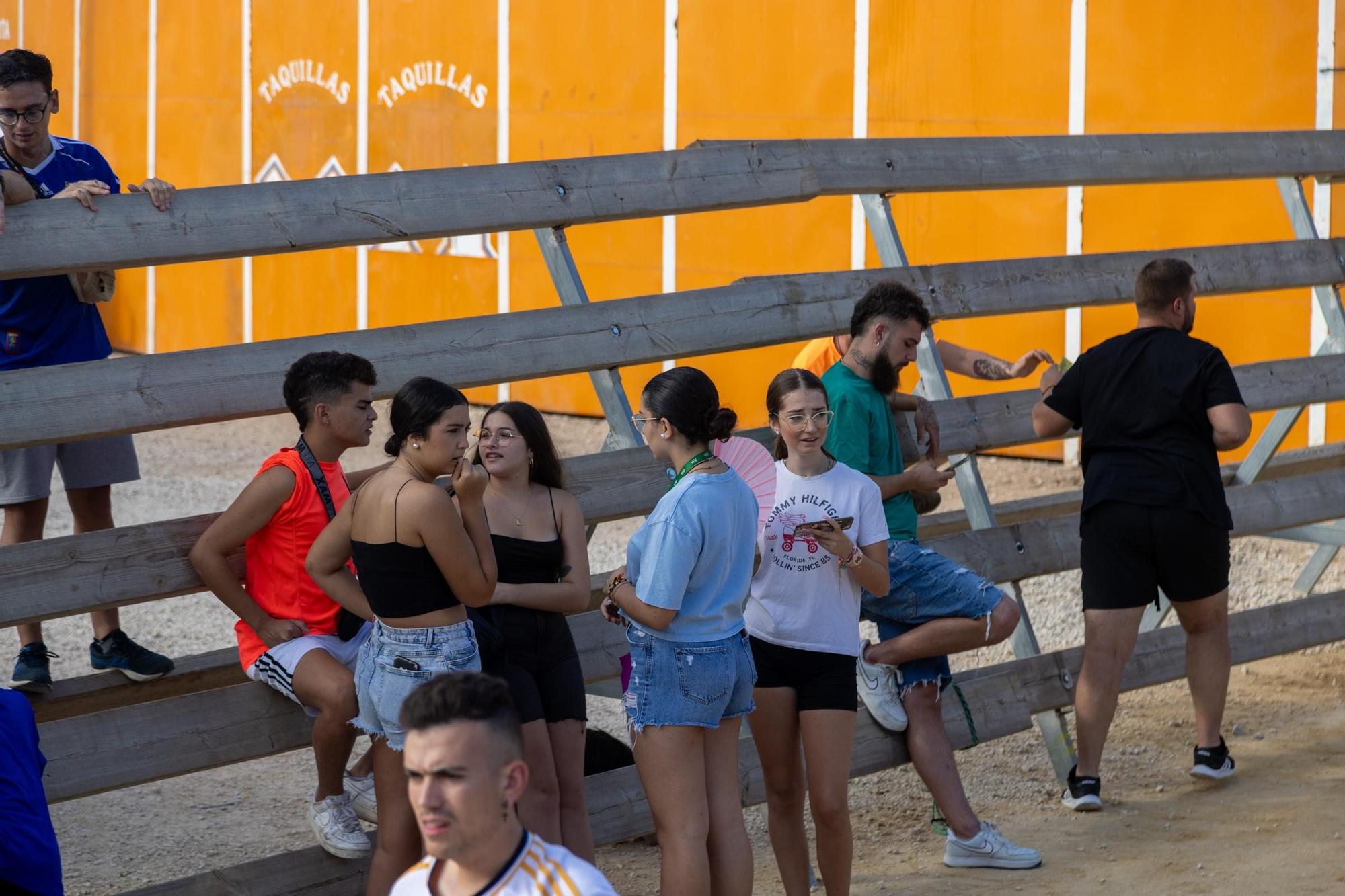 Cuarto encierro de la Feria Taurina del Arroz en Calasparra