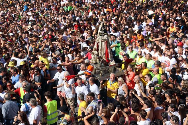 San Roque da rienda suelta a la felicidad en su Festa da Auga
