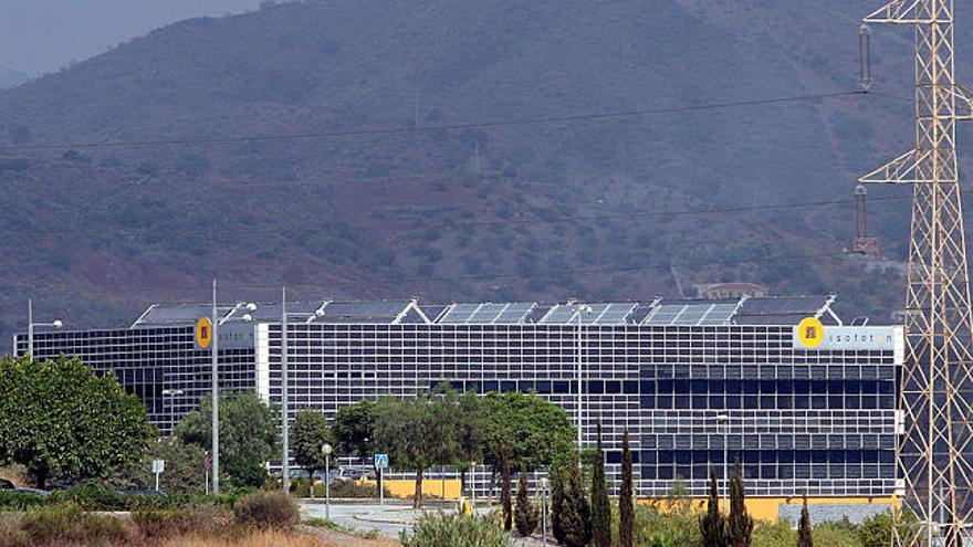 Empresa. La sede de Isofotón en el Parque Tecnológico de Andalucía (PTA), en Málaga.
