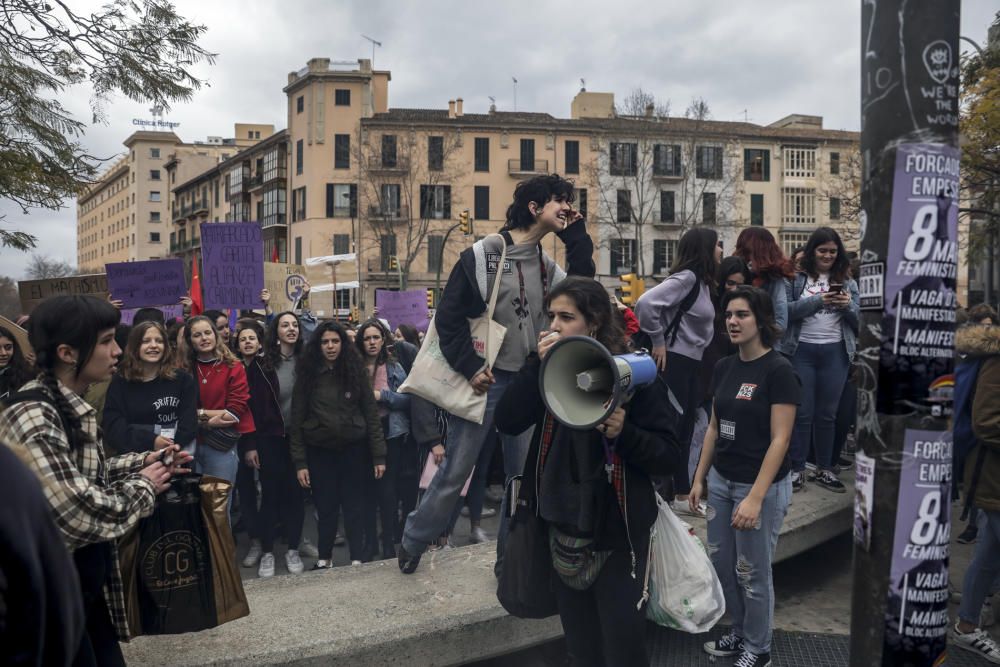 Manifestación en Palma por el Día Internacional de la Mujer