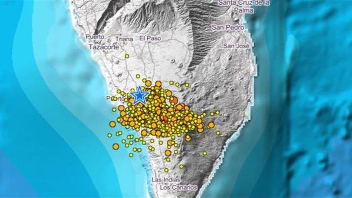 Els sismes s’acosten a la superfície de La Palma