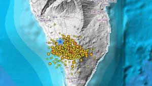 Els sismes s’acosten a la superfície de La Palma