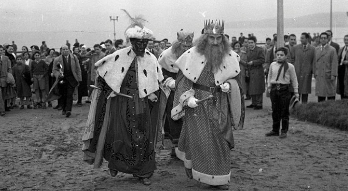 Los Reyes Magos, en 1955
