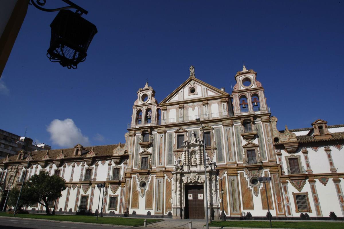 Fachada exterior del Palacio de la Merced, sede de la Diputación de Córdoba.