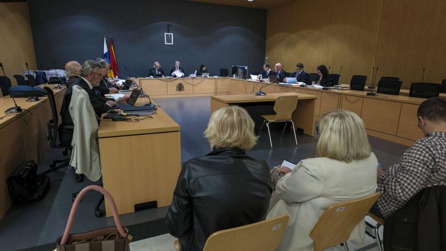 Imagen de la última sesión del juicio, que se celebró ayer.
