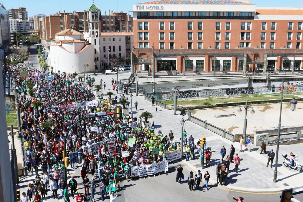 Huelga educativa en Secundaria en Málaga