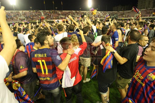 El ascenso del Barcelona B, en imágenes