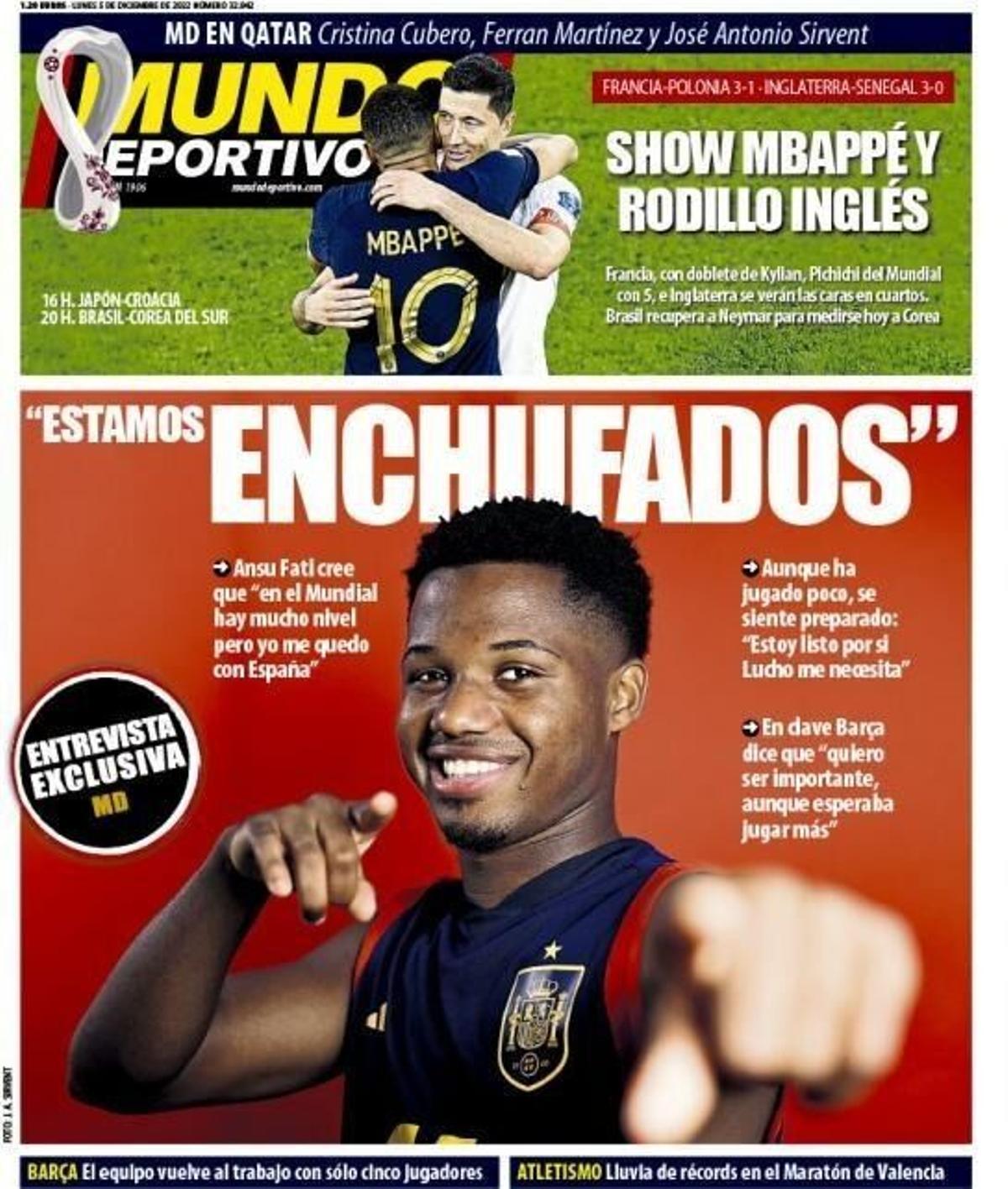 La prensa internacional, rendida a Mbappé e Inglaterra