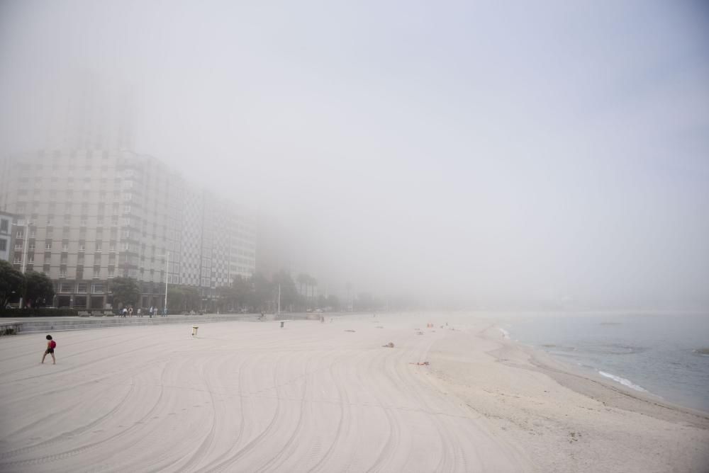 Las temperaturas comienzan a descender poco a poco después de que el mercurio llegase a los 29º en A Coruña.