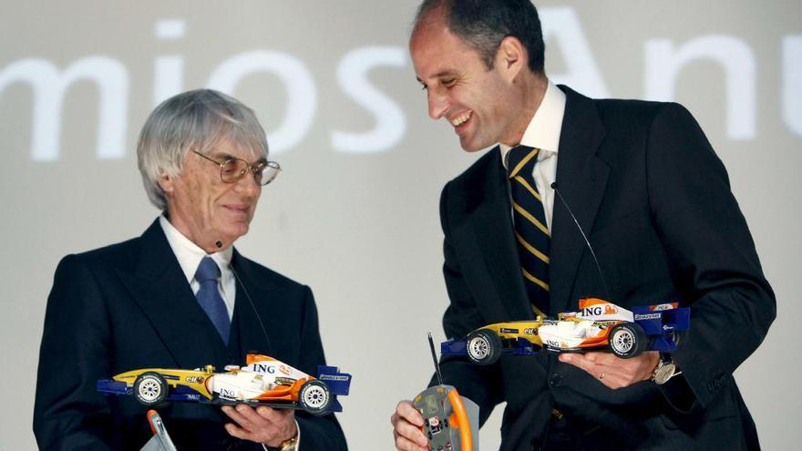 Ecclestone y Camps.