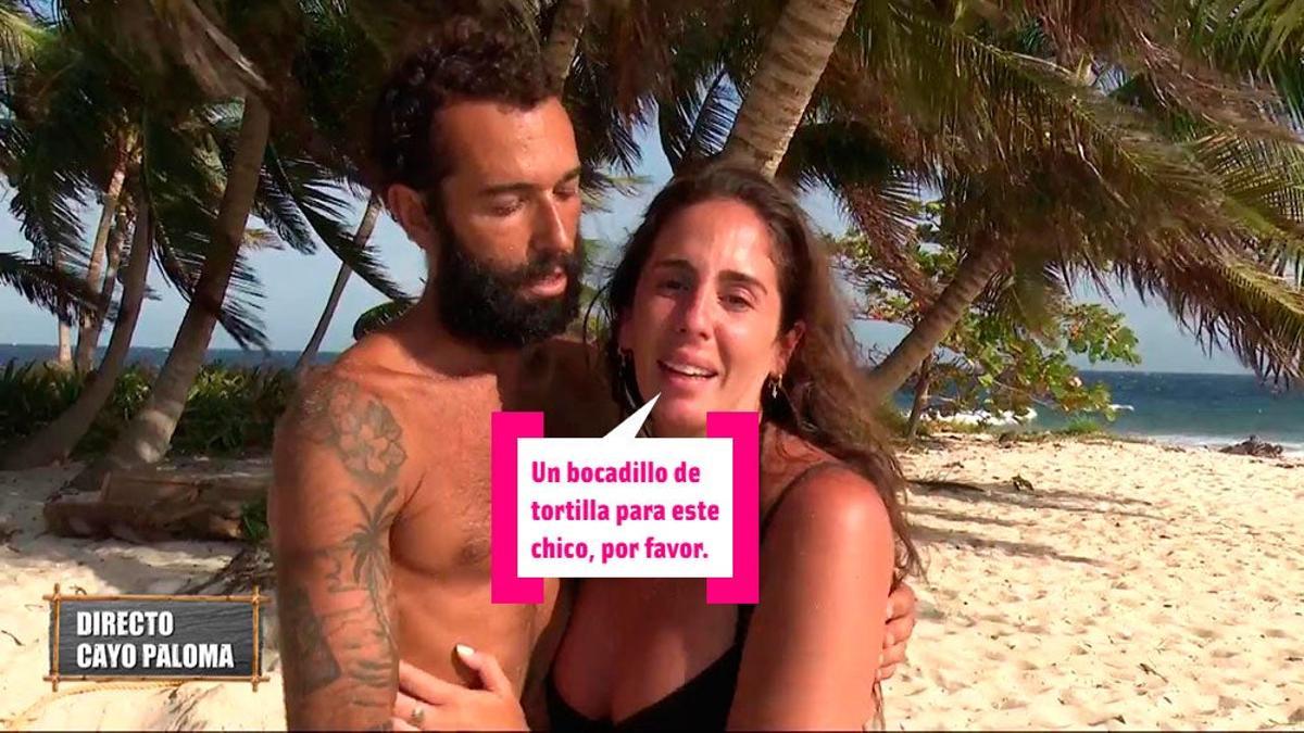 Anabel Pantoja y Omar Sánchez en 'Supervivientes 2021'