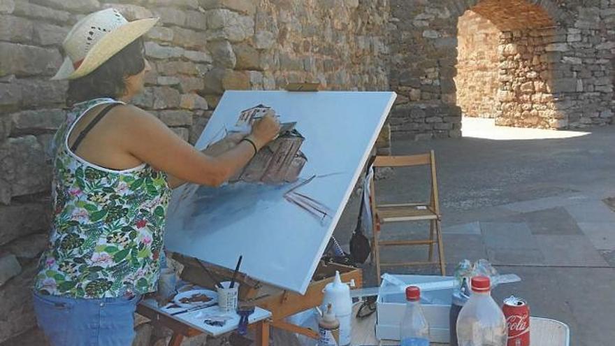 23 pintors participen al 41è Concurs de Pintura Ràpida de Castellnou de Bages