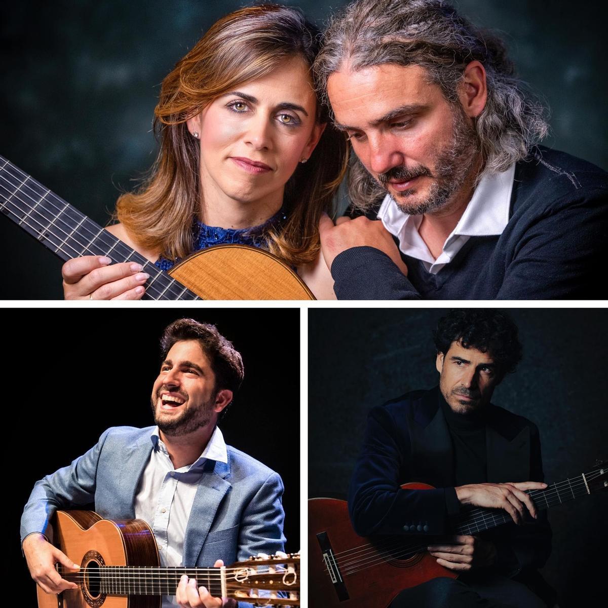 Archivo - El Dúo Melis, Rafael Aguirre y Pablo Sainz Villegas.