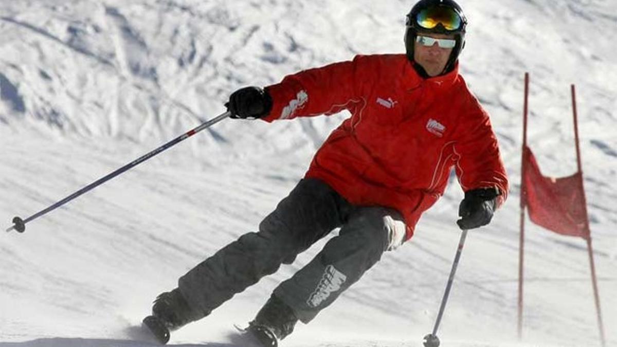 Schumacher se recupera en casa de un accidente que cerca estuvo de causarle la muerte