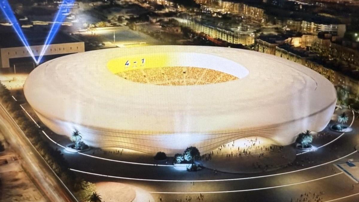 Imagen del proyecto del nuevo Estadio de Gran Canaria, que estará acabado en julio de 2029.