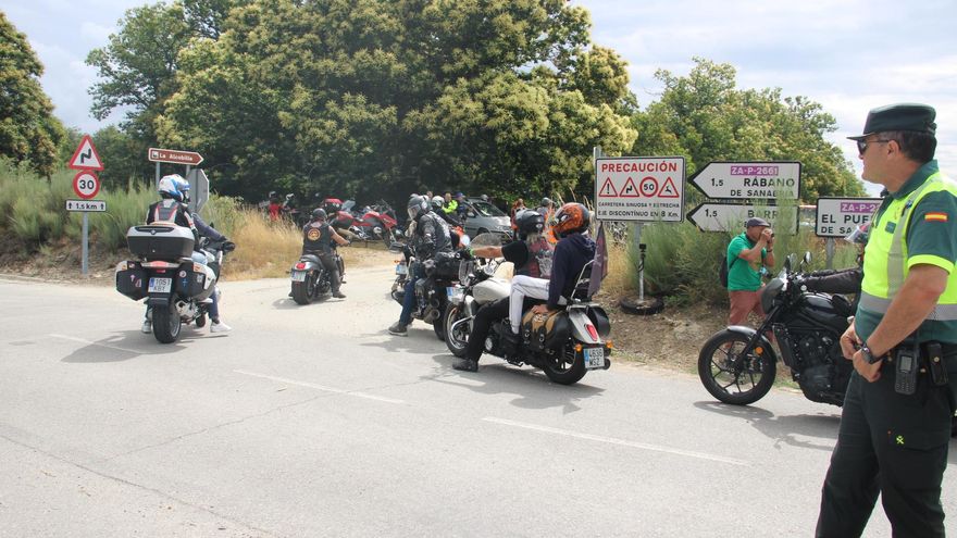 Balance de la concentración de motos en Sanabria: diez accidentes y 133 denuncias