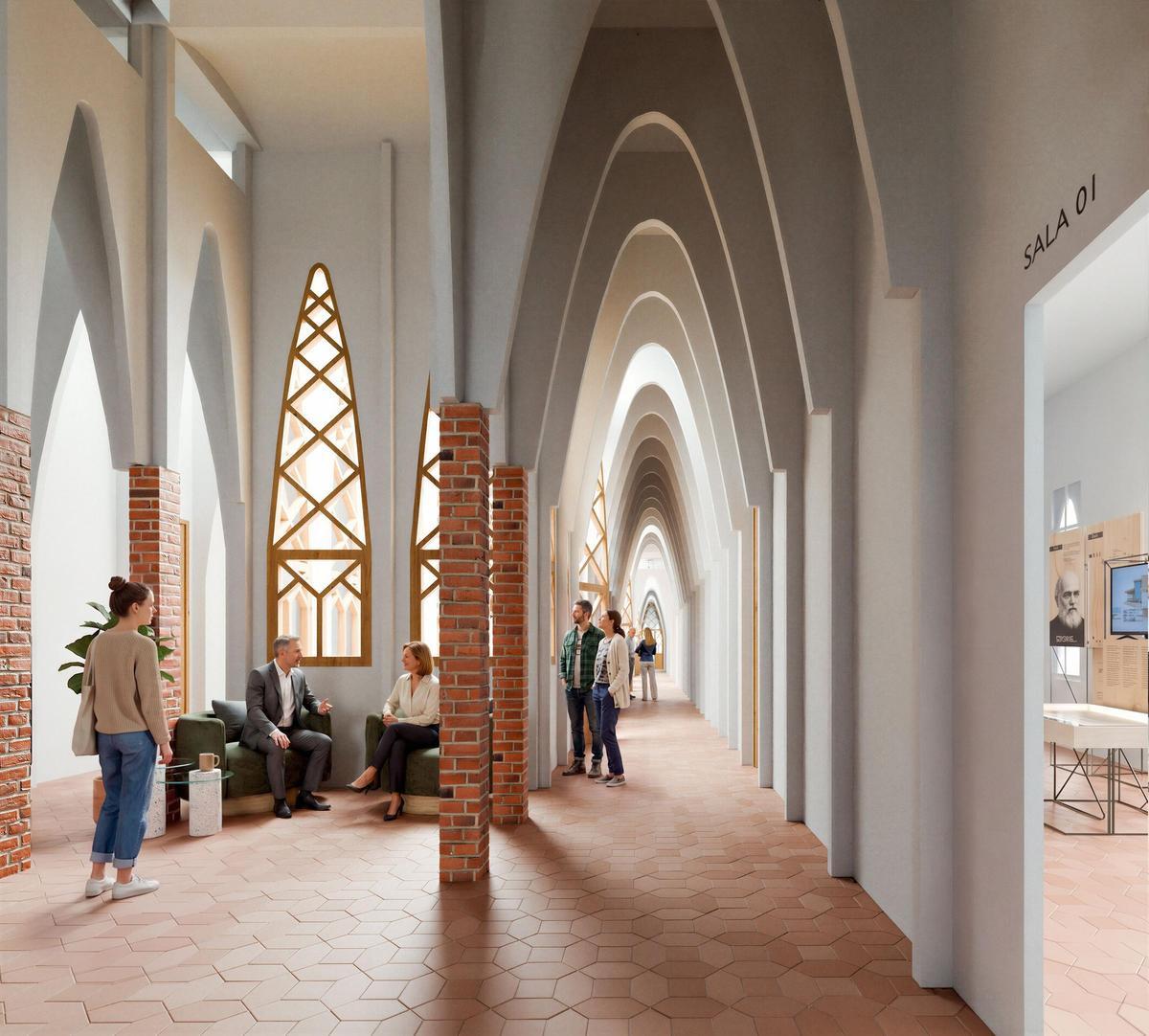 Render del futuro Museu Gaudí Teresianes