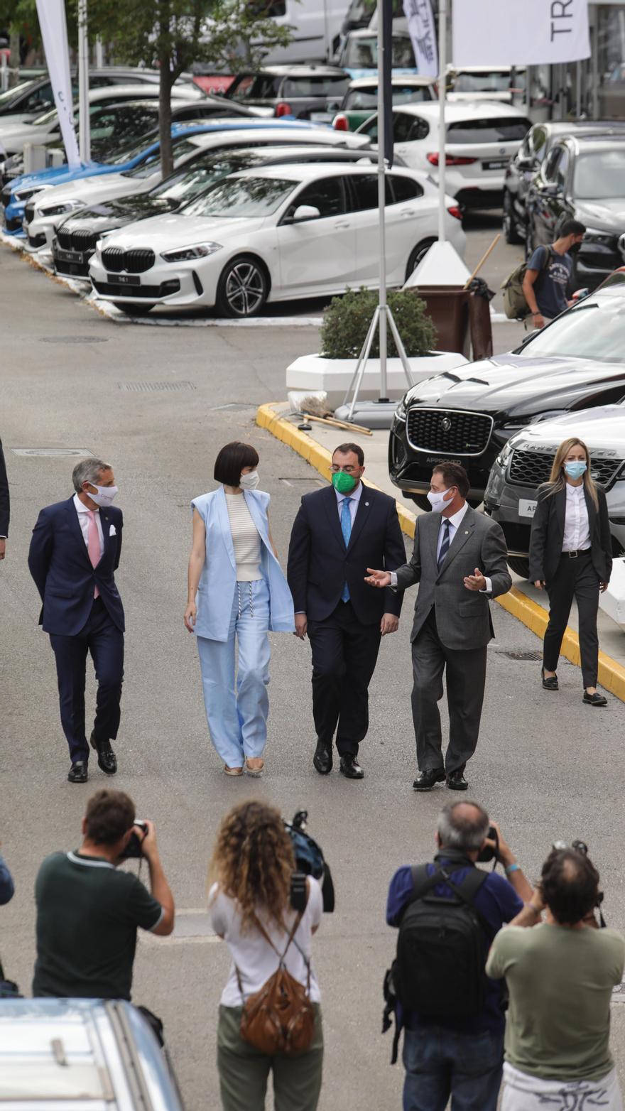 El presidente y otras autoridades acuden a la inaguración de la  Feria Internacional de Muestras Asturias en Gijón