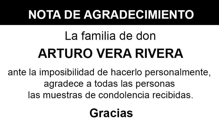 Nota Arturo Vera Rivera