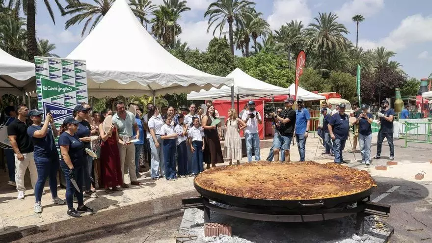 Arroz con costra por las Fiestas de Agosto de Elche