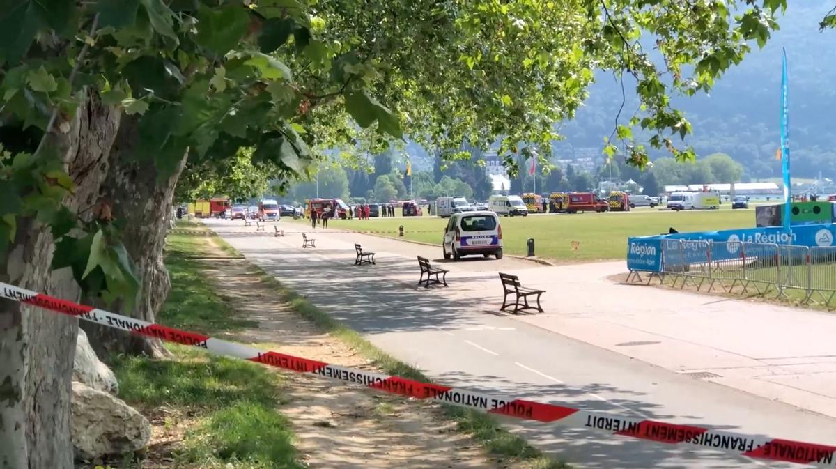 Ataque con cuchillo en un parque infantil en Annecy (Francia)