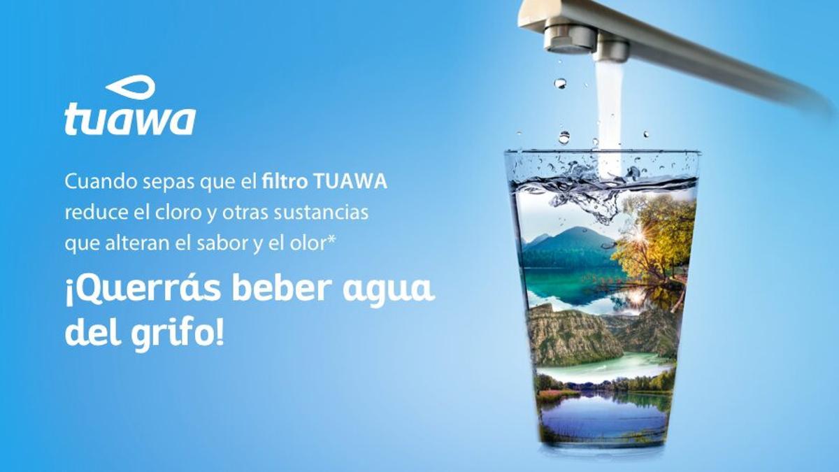 La solución de filtrado de Brita reduce el cloro y otras sustancias del agua.