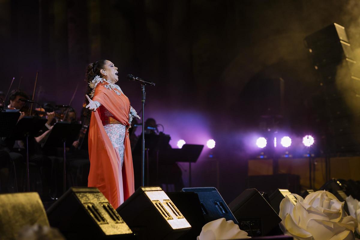 Así se vivió el concierto de Isabel Pantoja en el teatro Romano de Mérida