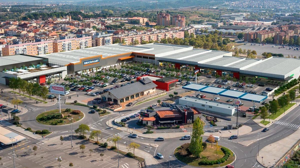 Vista aérea del centro comercial Terrassa Plaça.