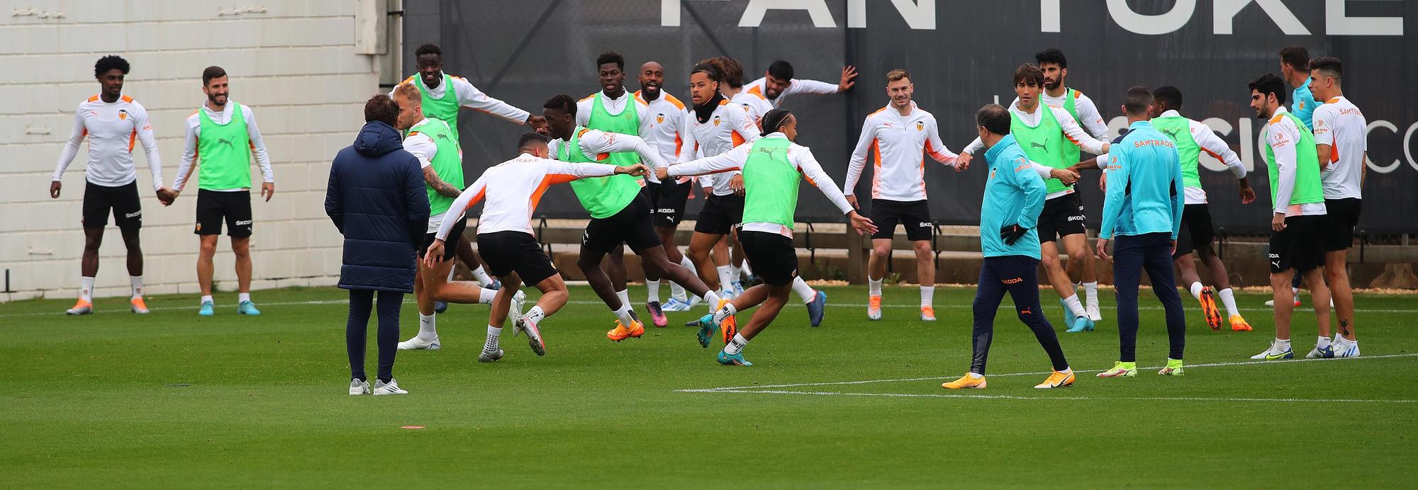 Así ha sido el entrenaiento de hoy del Valencia CF