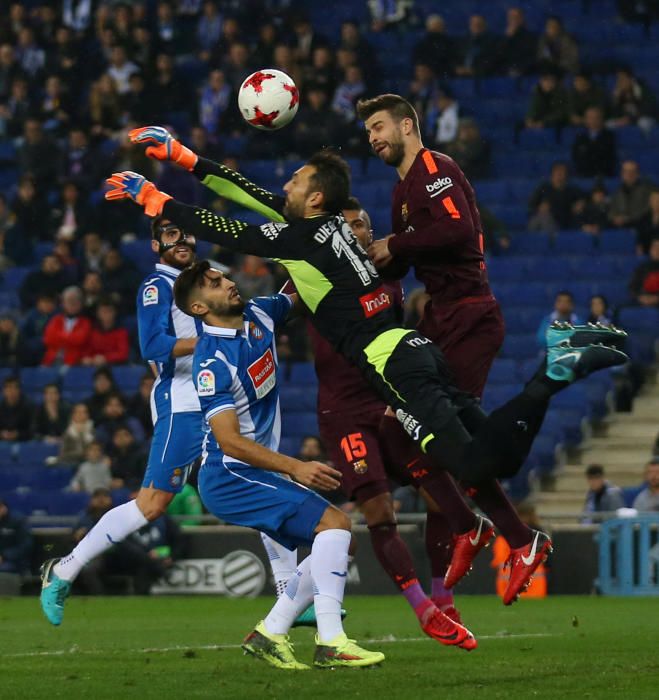 Les imatges de l'Espanyol-Barça de la Copa