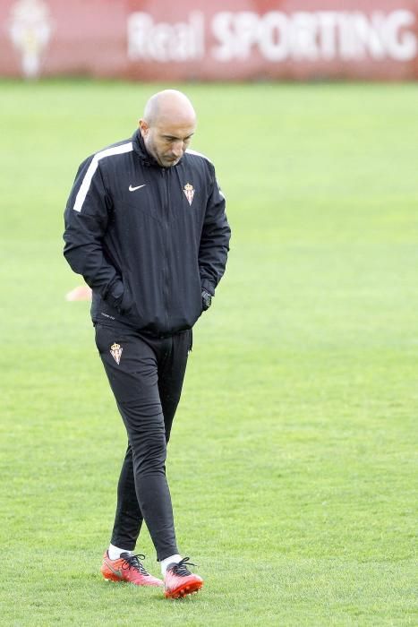 Entrenamiento del Sporting (sábado 5 de noviembre)