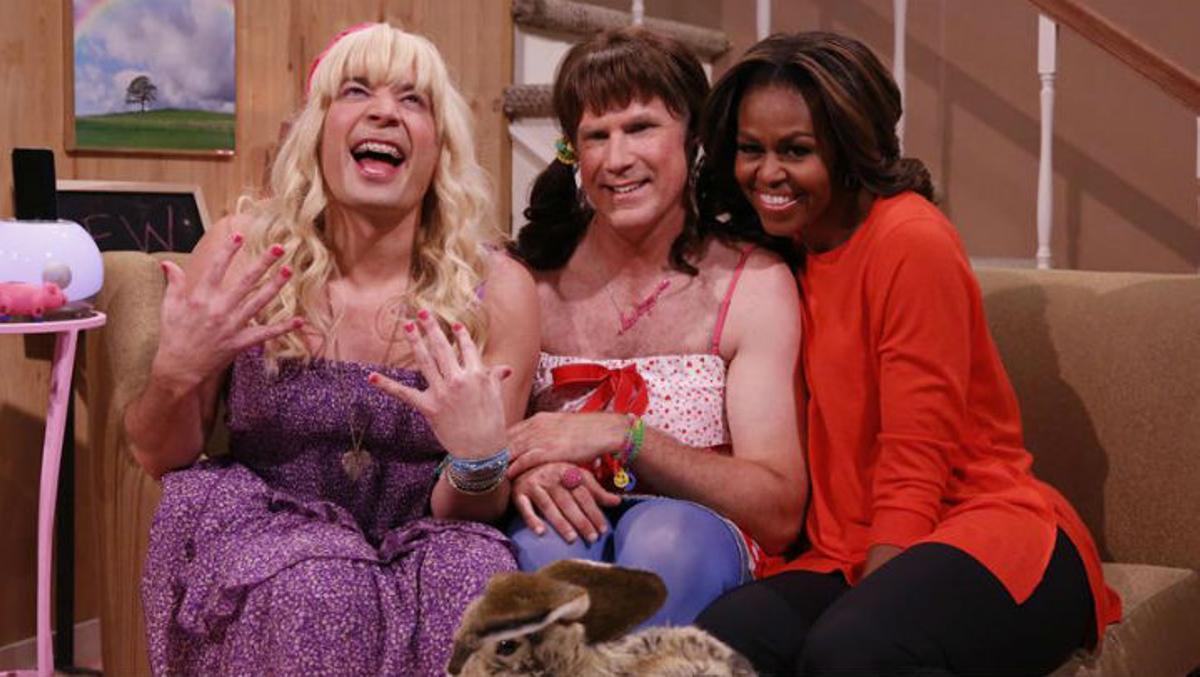 La primera dama dels EUA protagonitza un gag amb Jimmy Fallon i Will Ferrell