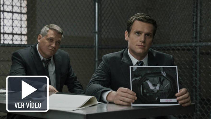 Holt McCallany y Jonathan Groff en una escena de &#039;Mindhunter&#039;