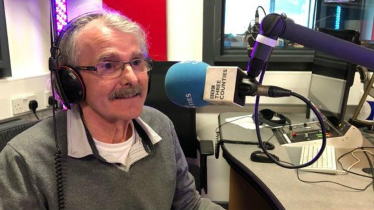 Deke Duncan, de 73 años, en la BBC Three Counties