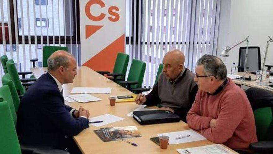 Responsables de COAG en la reunión con Ciudadanos