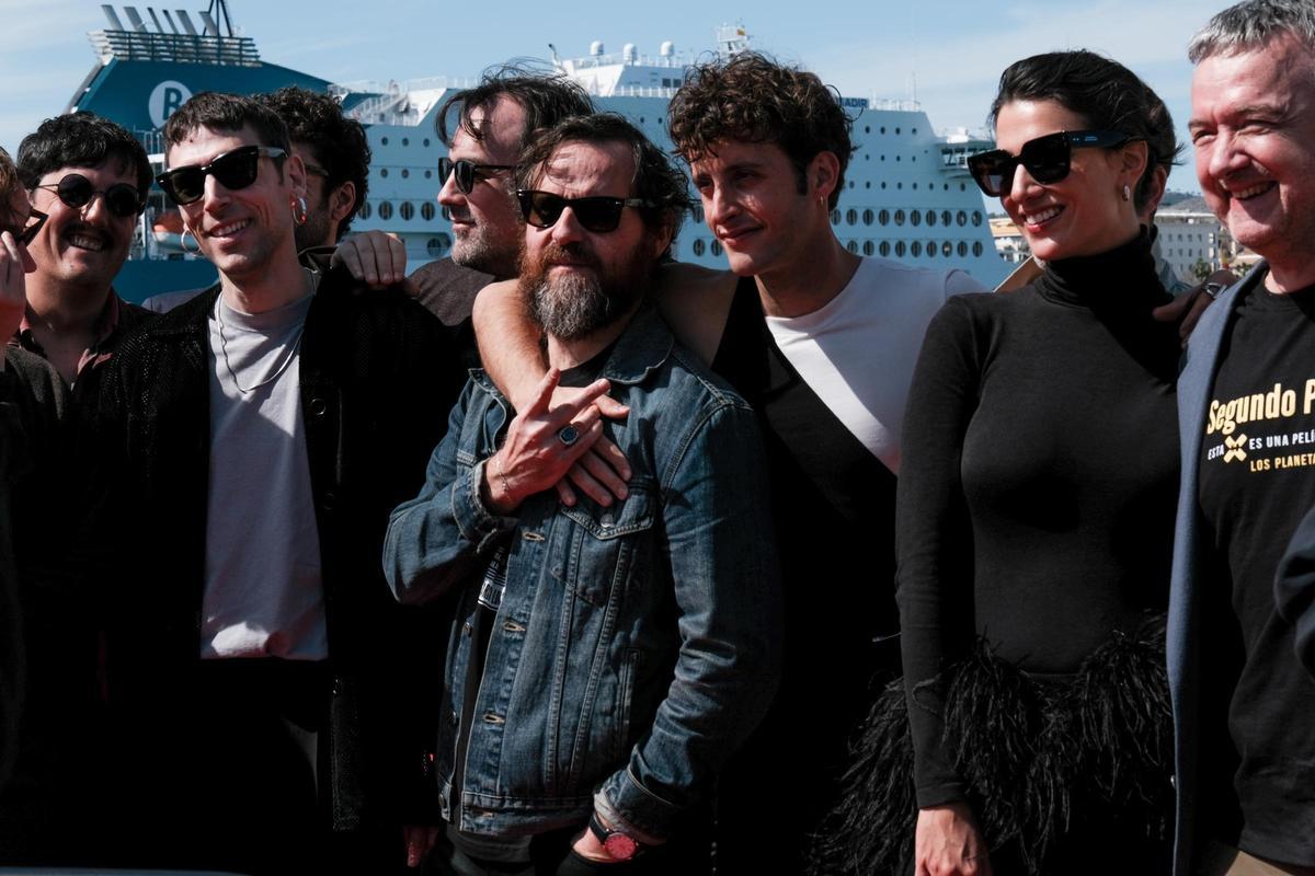 Foto de familia de la presentación de 'Segundo Premio' en el Festival de Málaga.