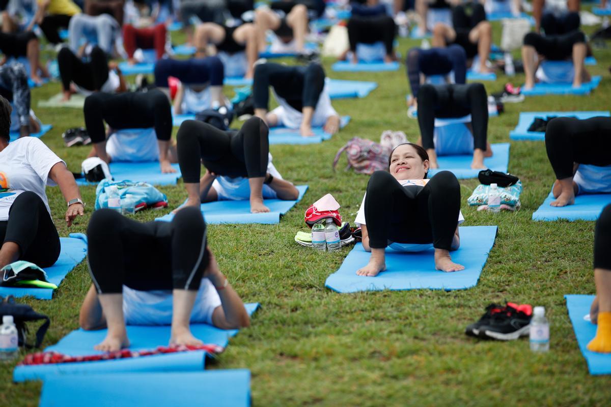 Día Internacional del Yoga en la India