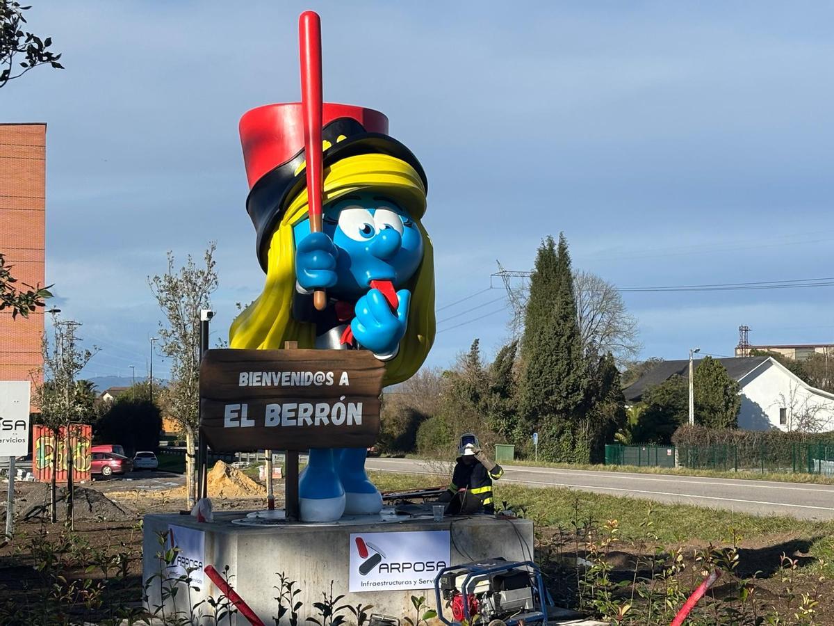 La figura, en una imagen tomada este martes.